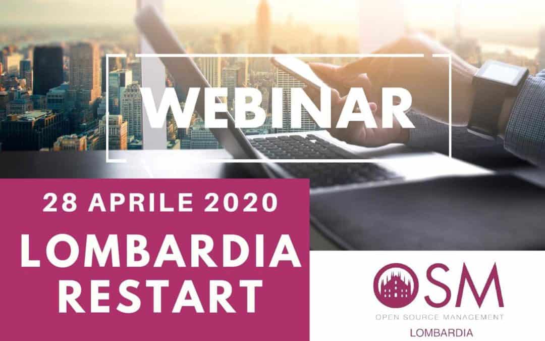 WEBINAR LOMBARDIA RESTART : Supporto per gli imprenditori