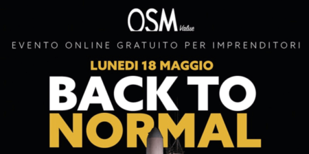 Evento Online Gratuito- 18 Maggio 2020 -Back to Normal
